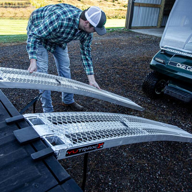 YuTrax 83 in. Extreme Duty Aluminum XL Arch Ramps - TX138