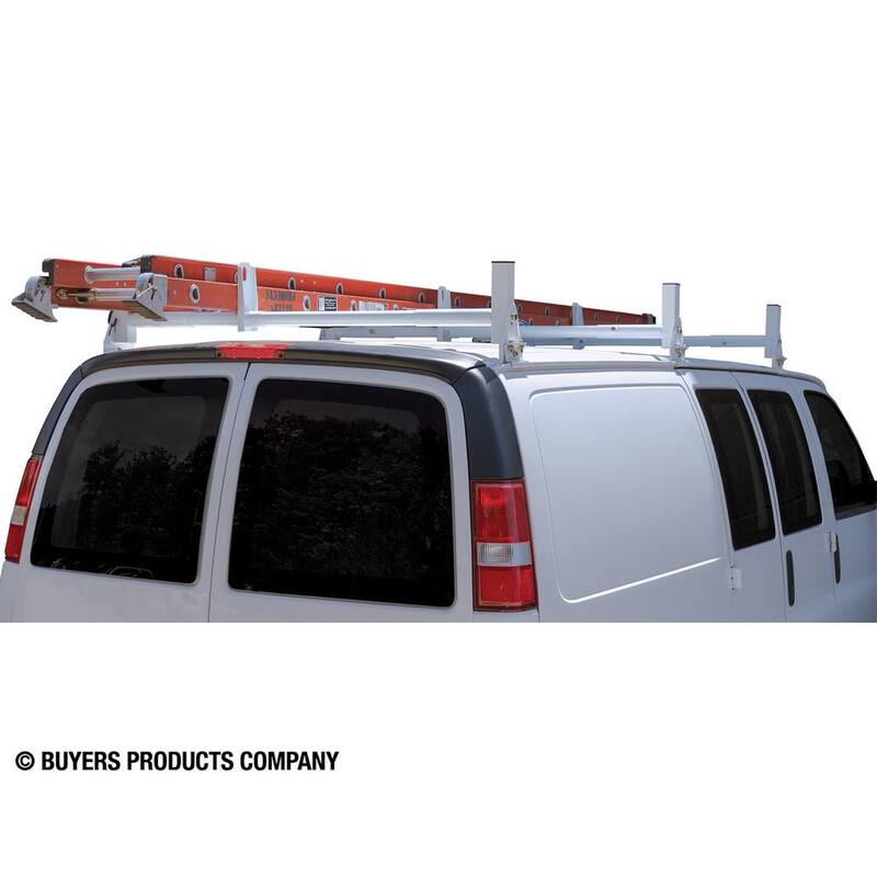 Buyers Products Company Additional White Crossbar for Heavy Duty Van Ladder Rack - 1501311