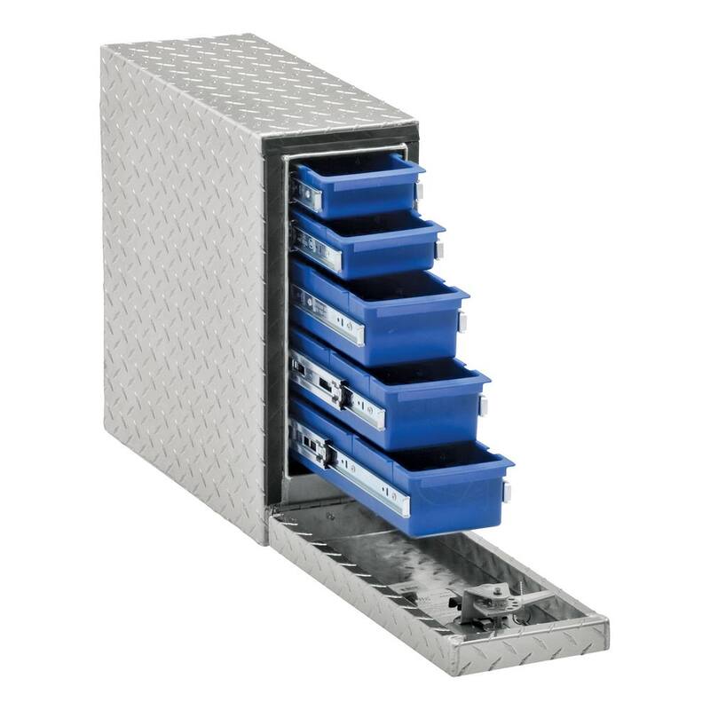 UWS BRIGHT ALUMINUM 18" DRAWER TRUCK TOOL BOX - EC20021