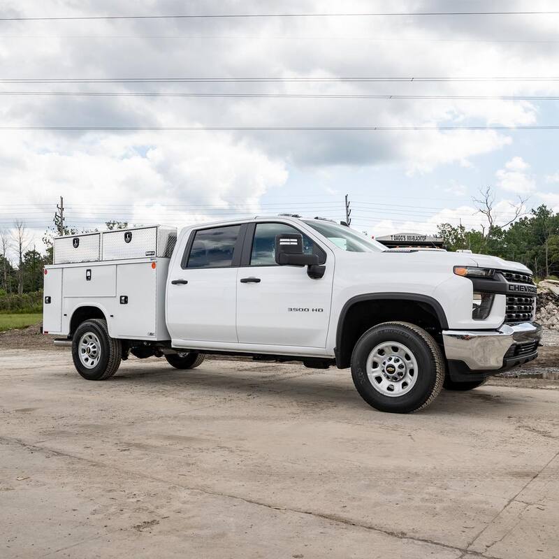 Buyers Products 18 in. x 16 in. x 88 in. Diamond Tread Aluminum Topsider Truck Box - 1701564
