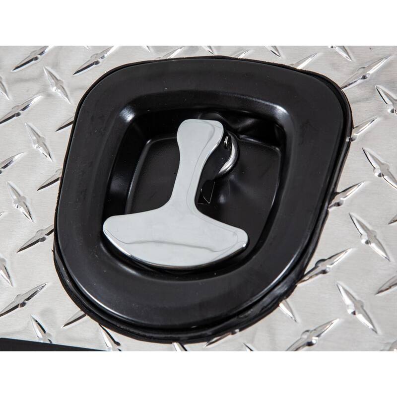 Buyers Products Company 24 in. x 28 in. x 24 in. Heavy Duty Diamond Tread Aluminum Step Box - 1705182