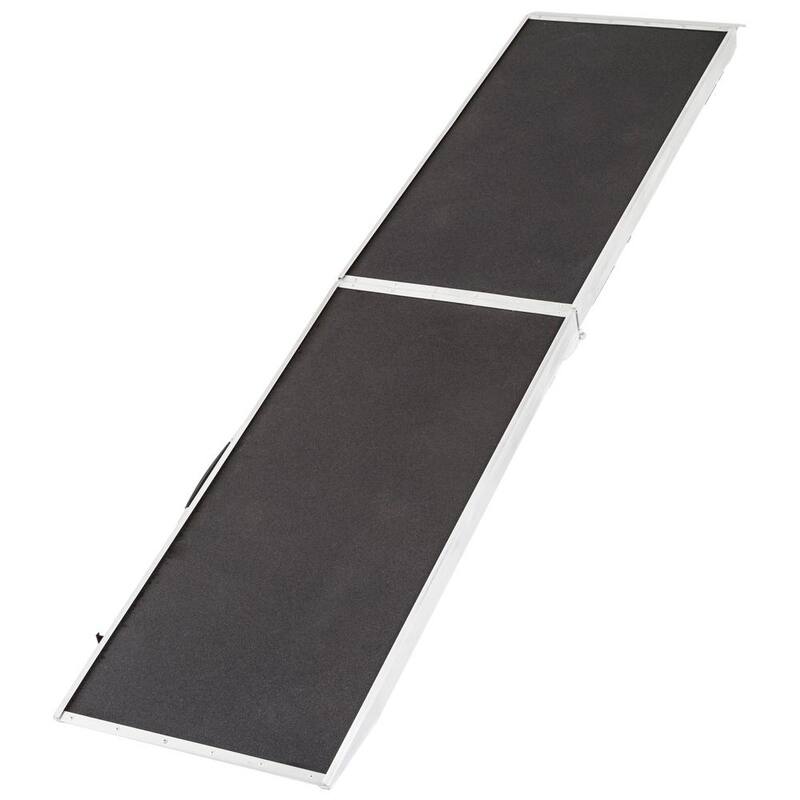 Lucky Dog 7 ft. Lightweight Extra Wide Folding Aluminum Pet Ramp - DR-07XW
