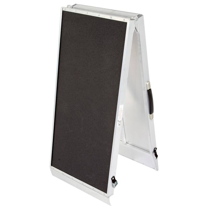 Lucky Dog 7 ft. Lightweight Extra Wide Folding Aluminum Pet Ramp - DR-07XW
