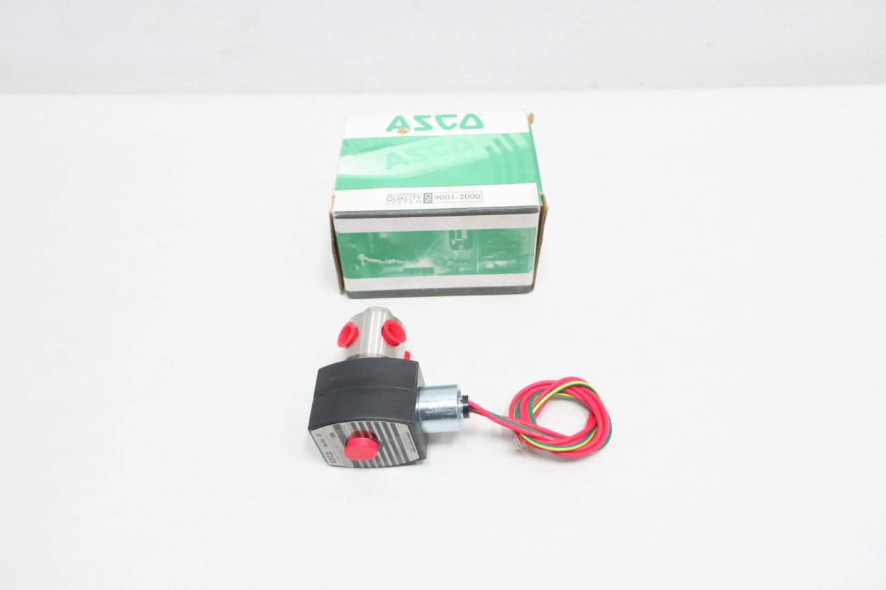 ASCO EF8320G202 RED-HAT II 120V-AC 1/4IN NPT SOLENOID VALVE