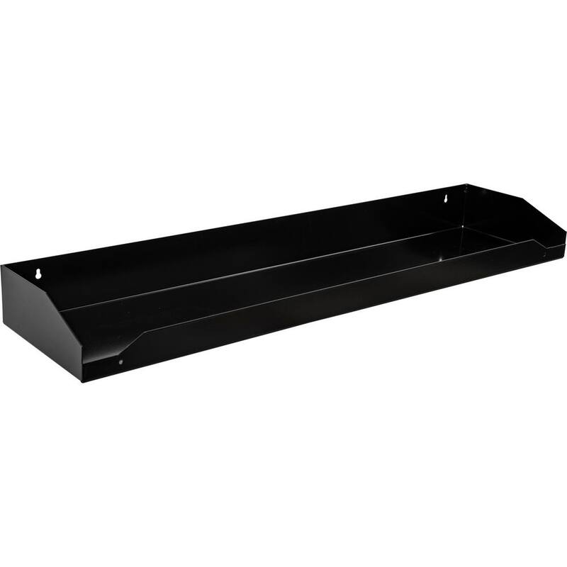 Buyers Products Company 43 in. 1-Compartment Topsider Truck Tool Cabinet Shelf Tray for a 88 in. Box in Black - 1702950TRAY