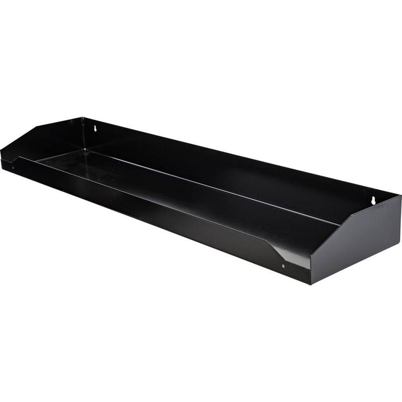 Buyers Products Company 43 in. 1-Compartment Topsider Truck Tool Cabinet Shelf Tray for a 88 in. Box in Black - 1702950TRAY
