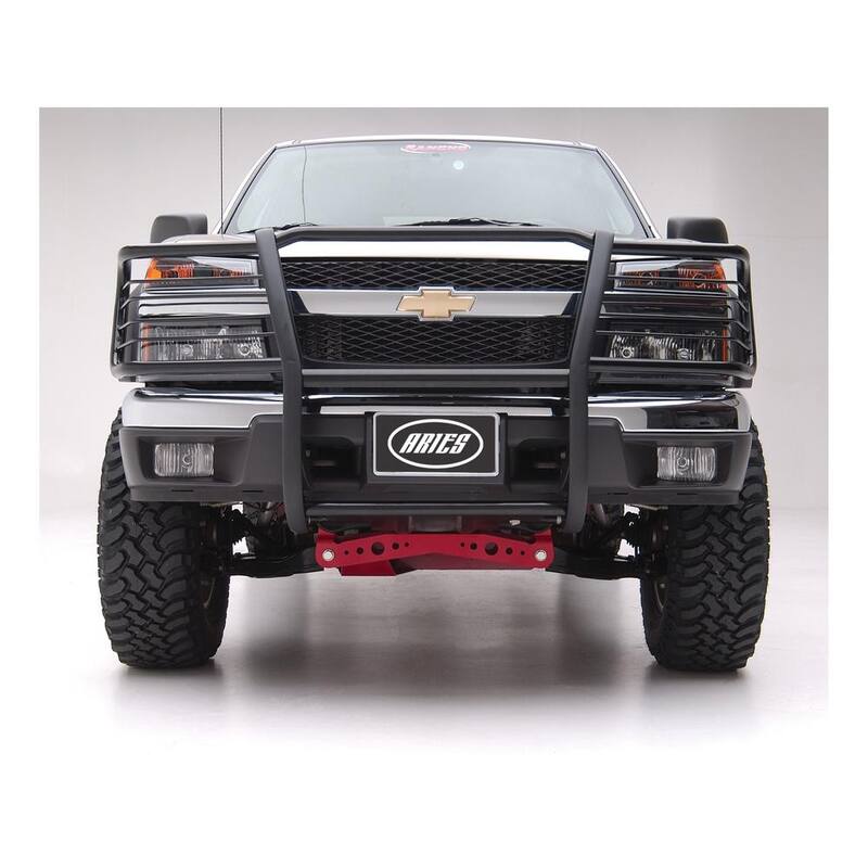 Aries 1-1/2-Inch Black Steel Grille Guard, No-Drill, Select Chevrolet Colorado, GMC Canyon - 4080