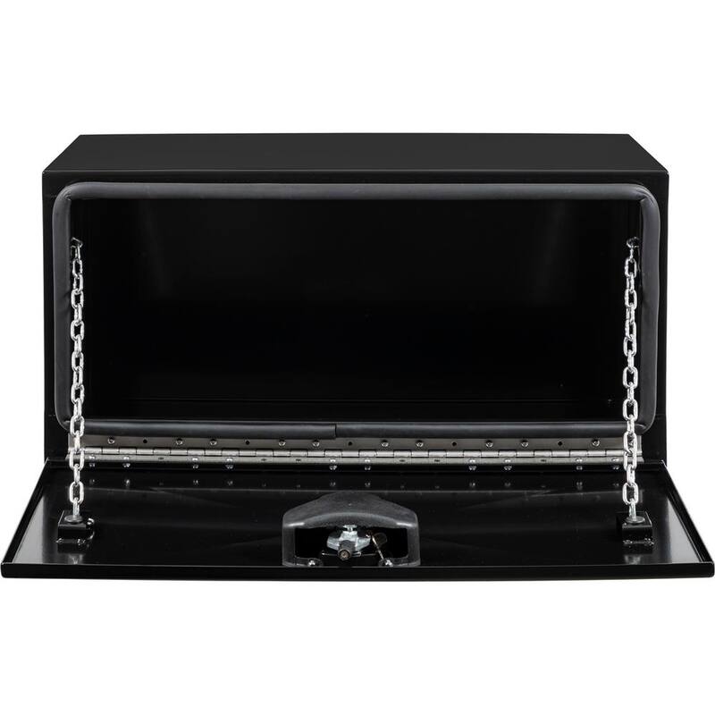 Buyer's Products 18 x 18 x 36 in. Pro Series Black Steel Underbody Truck Box - 1752805