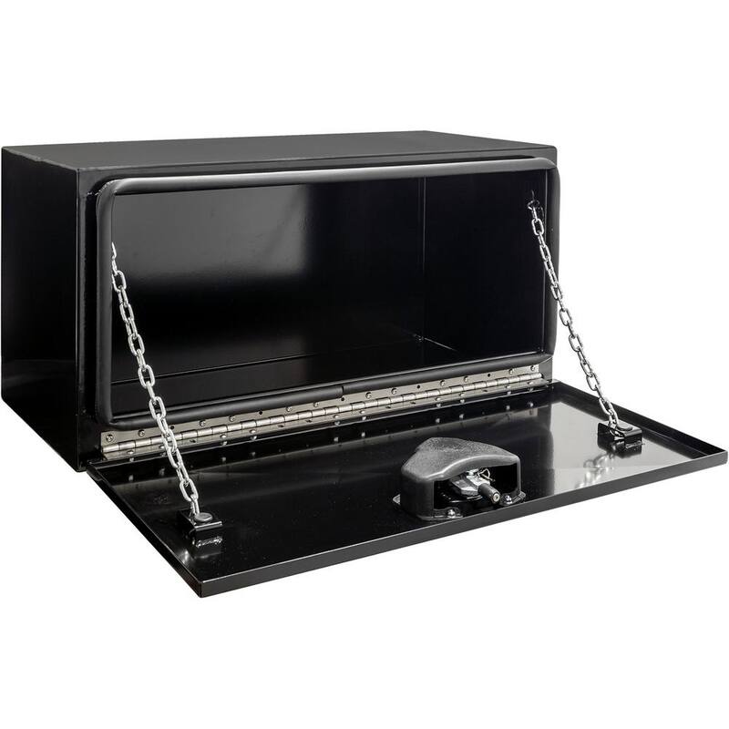 Buyer's Products 18 x 18 x 36 in. Pro Series Black Steel Underbody Truck Box - 1752805