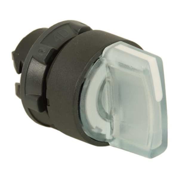 Interruptor selector Schneider Electric Illum, 3 posiciones, 22mm, blanco - ZB5AK1813