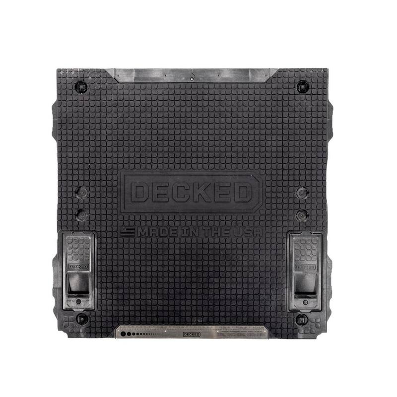 DECKED Full-Size Short Battle Mat for Truck Beds and Drawer Systems - A0076-BMXS-BLK