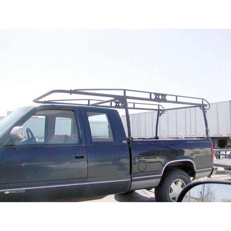 PRO-SERIES 800 lbs. Capacity Heavy-Duty Full Size Truck Rack with Adjustable Over-Cab Design - 806427