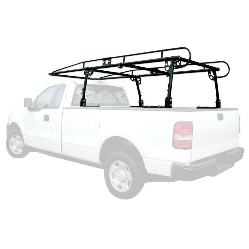 PRO-SERIES 800 lbs. Capacity Heavy-Duty Full Size Truck Rack with Adjustable Over-Cab Design - 806427