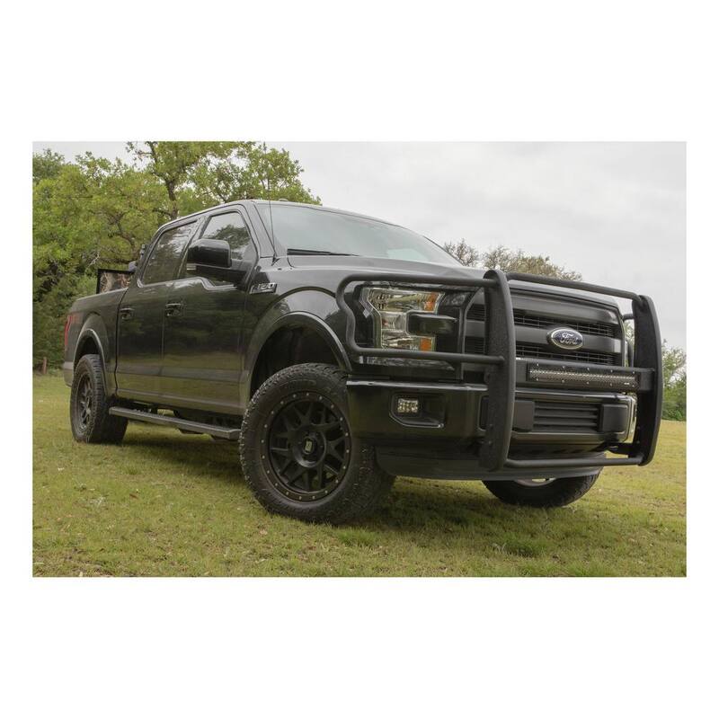 Aries Pro Series Black Steel Grille Guard, No-Drill, Select Ford F-150 - P3066