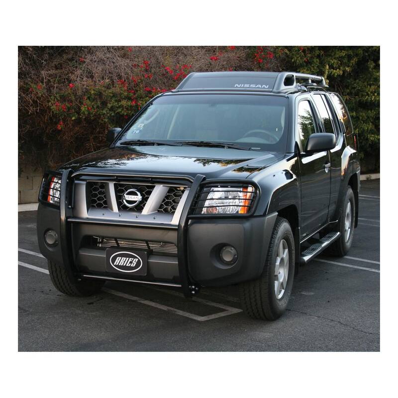 Aries 1-1/2-Inch Black Steel Grille Guard, No-Drill, Select Nissan Xterra - 9048