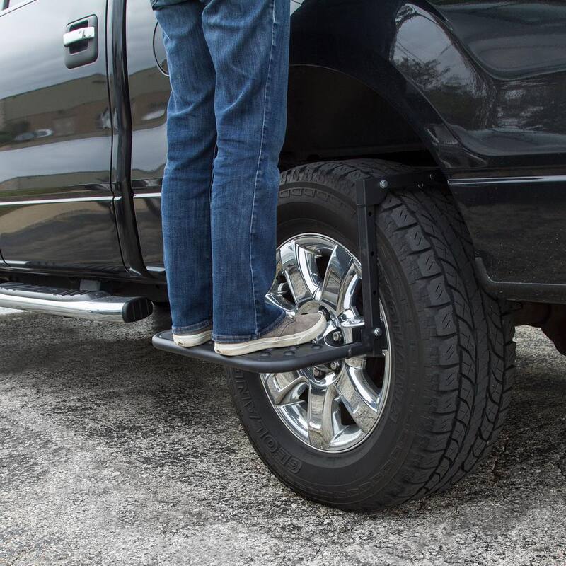 Elevate Outdoor Adjustable Powder-Coated Steel Tire Step - PWS-2