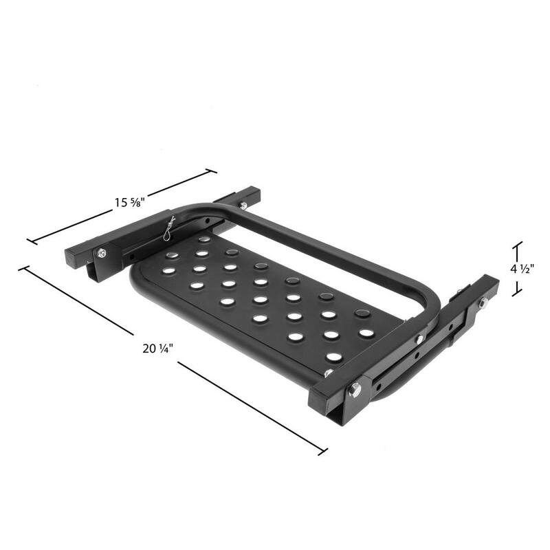 Elevate Outdoor Adjustable Powder-Coated Steel Tire Step - PWS-2