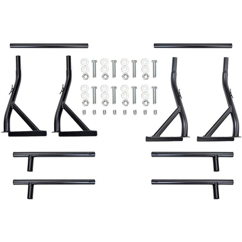 CALHOME 800 lbs. New Style Flat Adjustable Lumber and Utility Pick Up Rack Ladder Rack Truck Rack Truck Bed Rack(Patent Pending) - New-PickUpRack-Flat-K