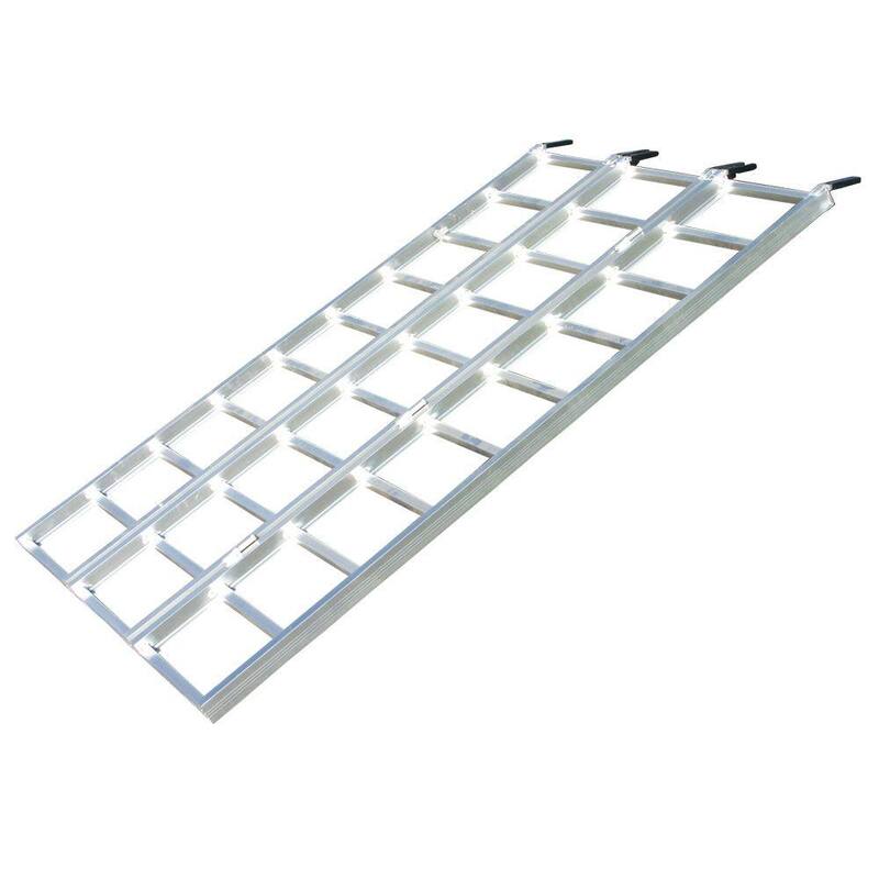 YuTrax Tri-Fold XL Aluminum ATV Ramp - TX104