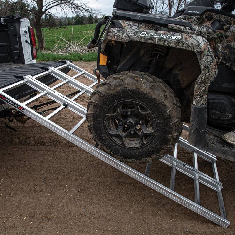YuTrax Tri-Fold XL Aluminum ATV Ramp - TX104