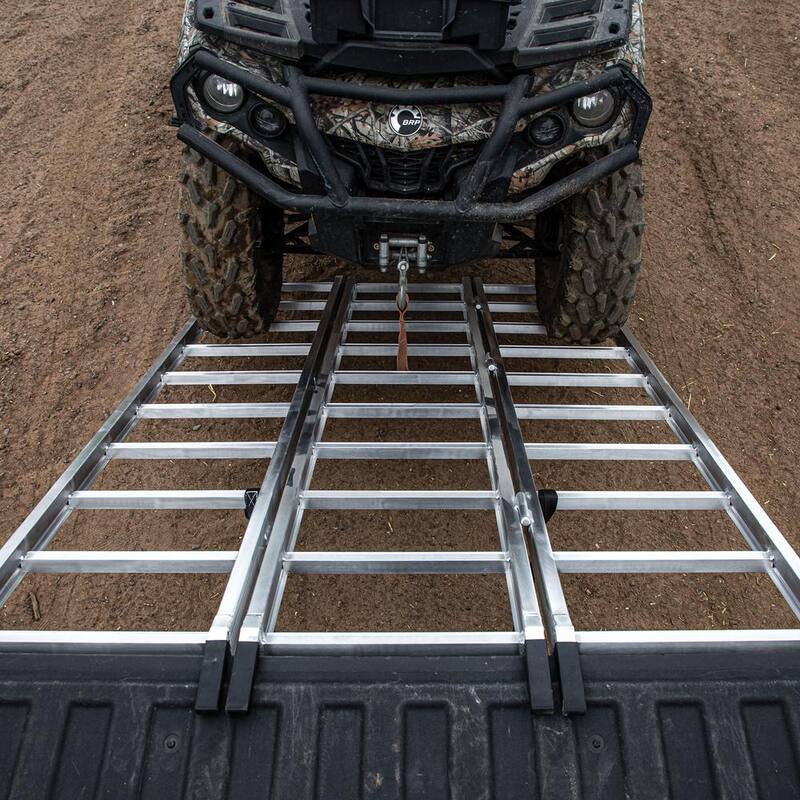 YuTrax Tri-Fold XL Aluminum ATV Ramp - TX104