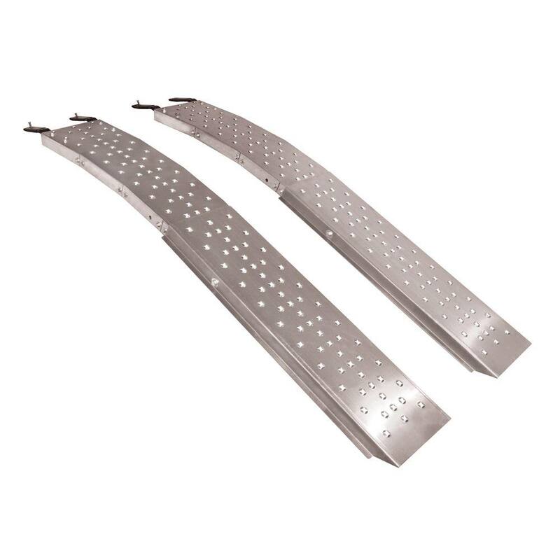 Ohio Steel 1,500 lb. Capacity Set Arched Aluminum Loading Ramps - 1084A