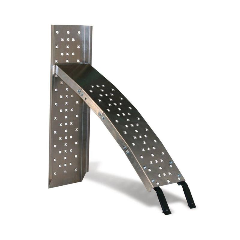 Ohio Steel 1,500 lb. Capacity Set Arched Aluminum Loading Ramps - 1084A