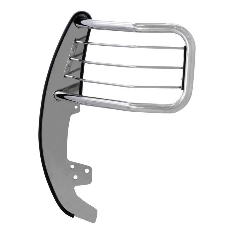 Aries 1-1/2-Inch Polished Stainless Steel Grille Guard, No-Drill, Select Chevrolet Silverado 1500 - 4068-2