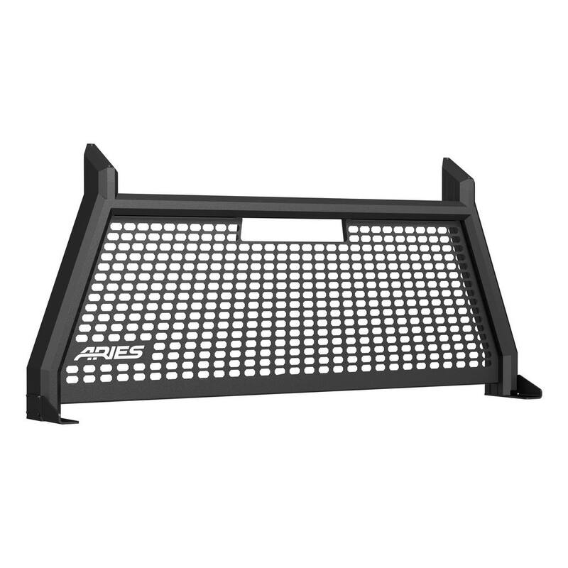 Aries AdvantEDGE Black Aluminum Headache Rack, Select Ford F-250, F-350 Super Duty - 1110103