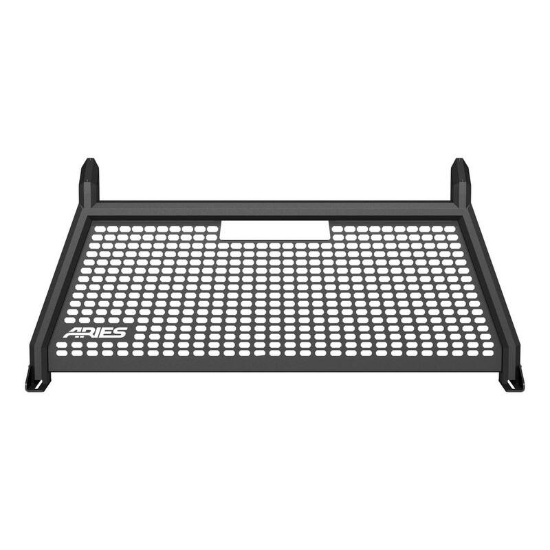 Aries AdvantEDGE Black Aluminum Headache Rack, Select Ford F-250, F-350 Super Duty - 1110103