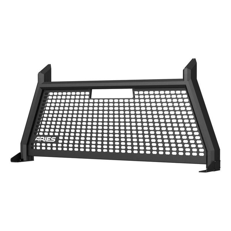Aries AdvantEDGE Black Aluminum Headache Rack, Select Ford F-250, F-350 Super Duty - 1110103