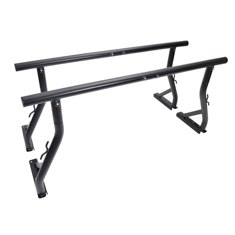 CALHOME 800 LB. Universal Truck Rack Ladder Cargo Pickup Rack (US Patent Number D843,922) - PickUpRack-Flat-K
