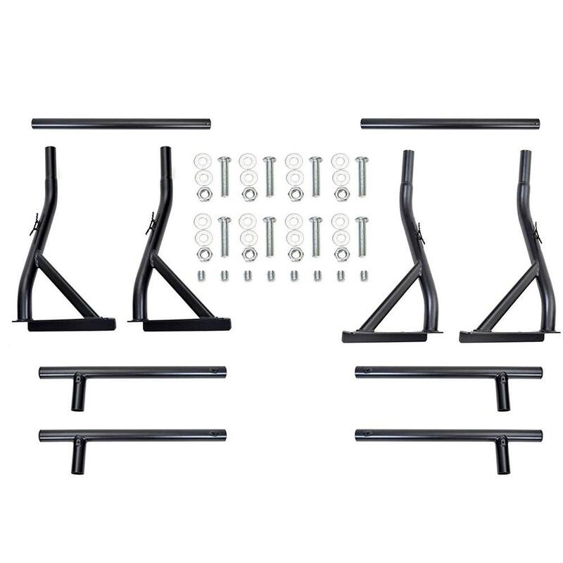 CALHOME 800 LB. Universal Truck Rack Ladder Cargo Pickup Rack (US Patent Number D843,922) - PickUpRack-Flat-K