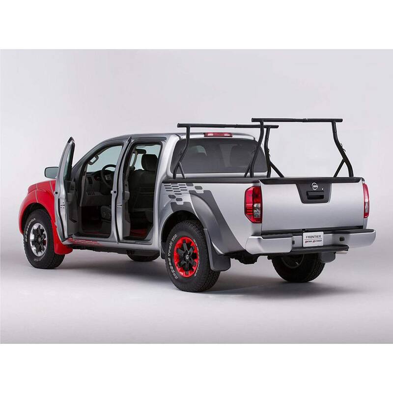 CALHOME 800 LB. Universal Truck Rack Ladder Cargo Pickup Rack (US Patent Number D843,922) - PickUpRack-Flat-K