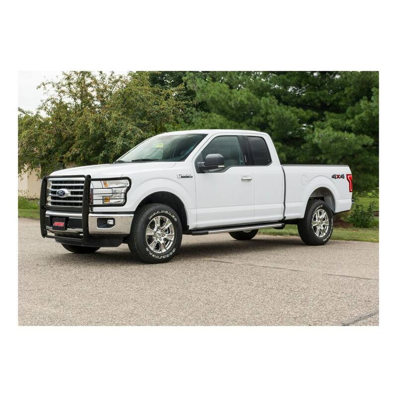 Aries 1-1/2-Inch Black Steel Grille Guard, No-Drill, Select Ford F-150 - 3066