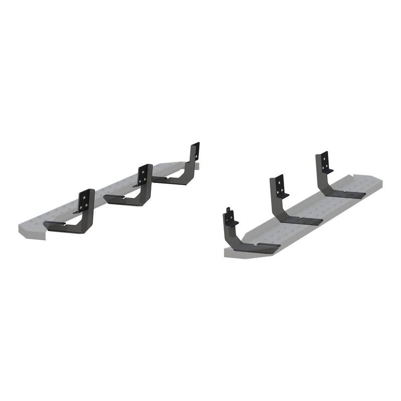 Aries RidgeStep Black Steel 6-1/2 x 75-Inch Truck Running Boards, Select Dodge, Ram 1500 - 2055514