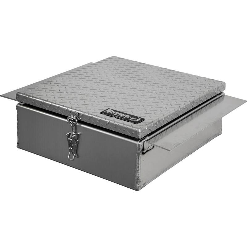 Buyers Products Company 24 in. Diamond Tread Aluminum In-Frame Top Mount Truck Tool Box - 1705384