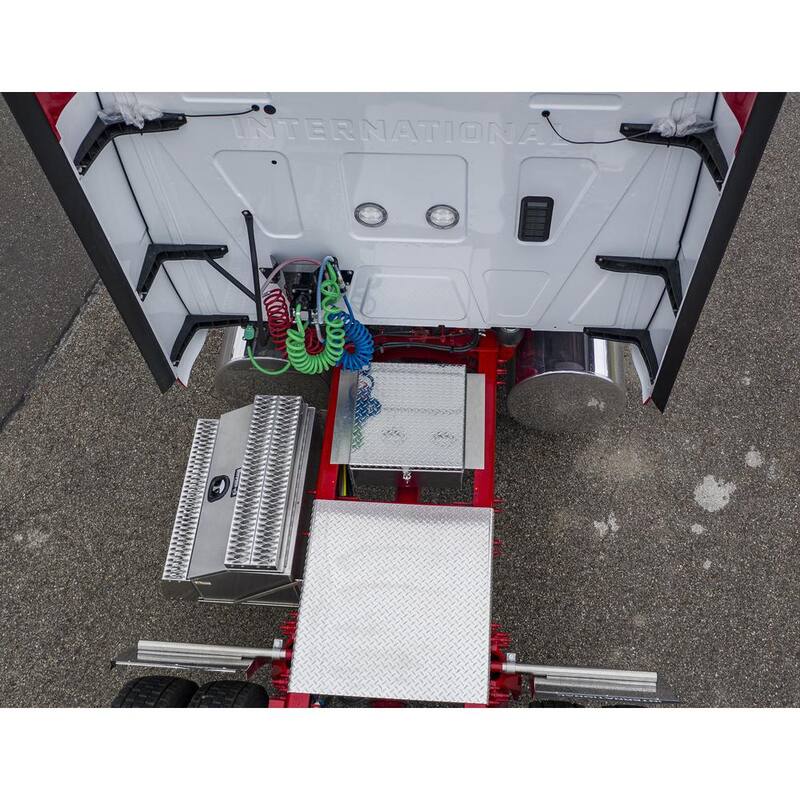 Buyers Products Company 24 in. Diamond Tread Aluminum In-Frame Top Mount Truck Tool Box - 1705384