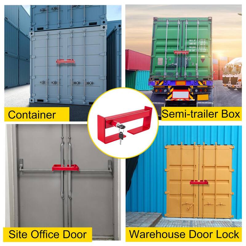 VEVOR Cargo Container Lock 9.84 in.-17.32 in. Locking Distance, Semi Truck Door Locks with 2 Keys, Shipping Container - JZGDXYCHS-ZBXCXE3V0-0702