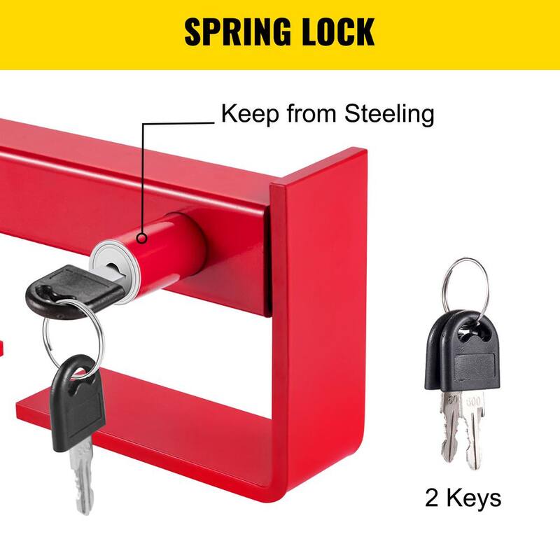 VEVOR Cargo Container Lock 9.84 in.-17.32 in. Locking Distance, Semi Truck Door Locks with 2 Keys, Shipping Container - JZGDXYCHS-ZBXCXE3V0-0702