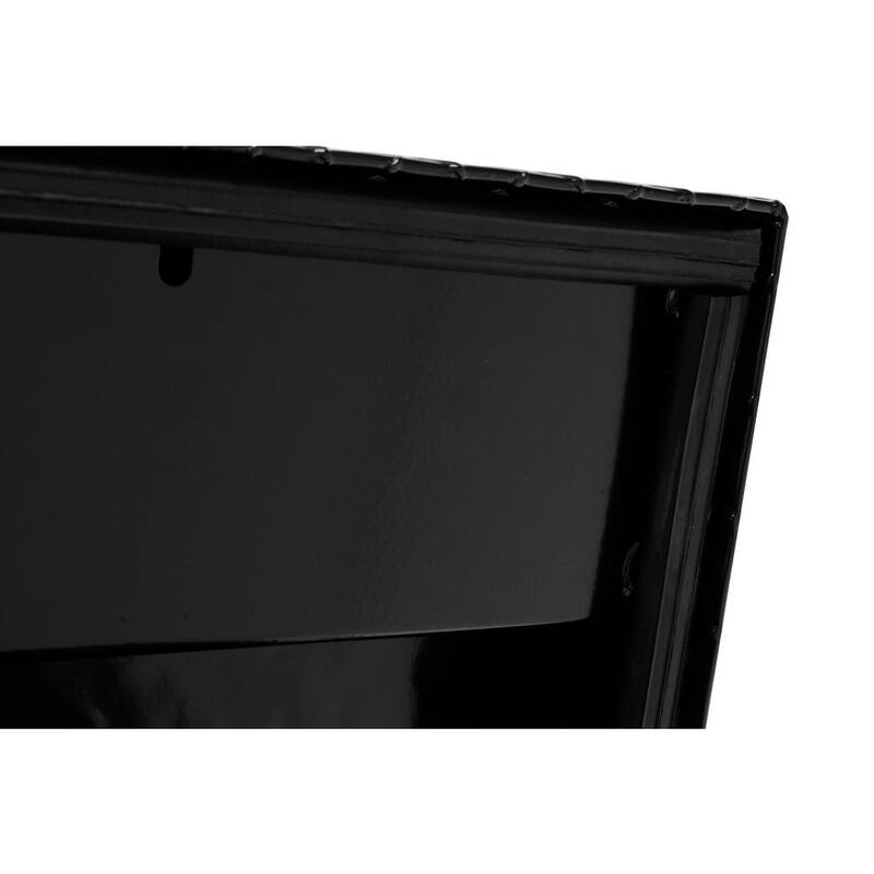Weather Guard 41 in. Gloss Black Aluminum Lo- Side Truck Tool Box - 184-5-03