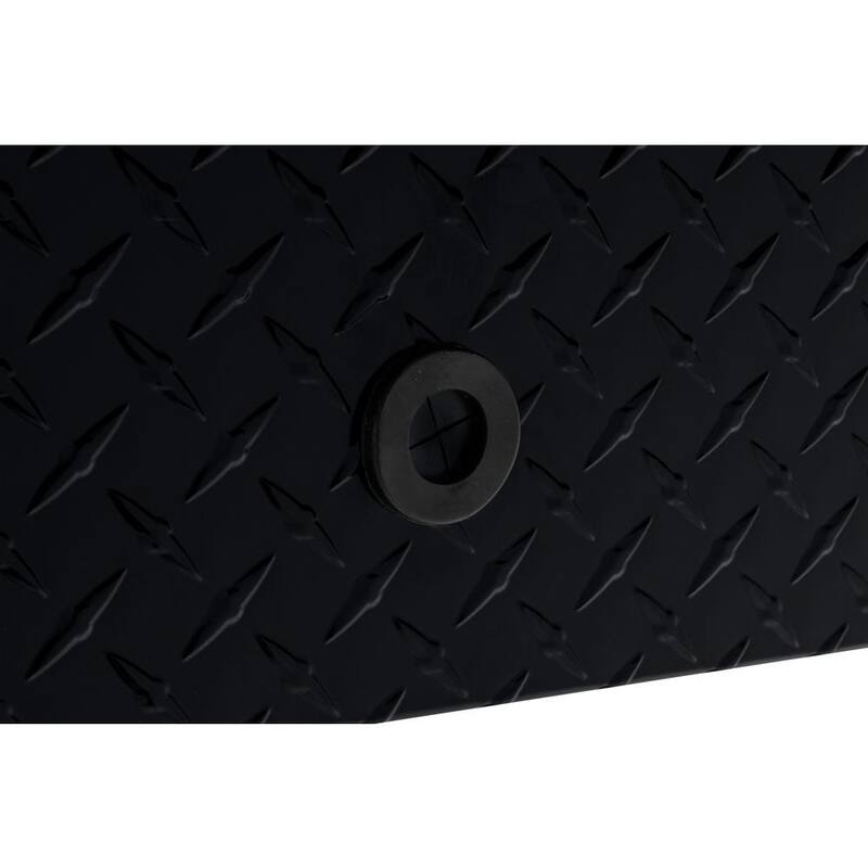 Weather Guard 41 in. Gloss Black Aluminum Lo- Side Truck Tool Box - 184-5-03