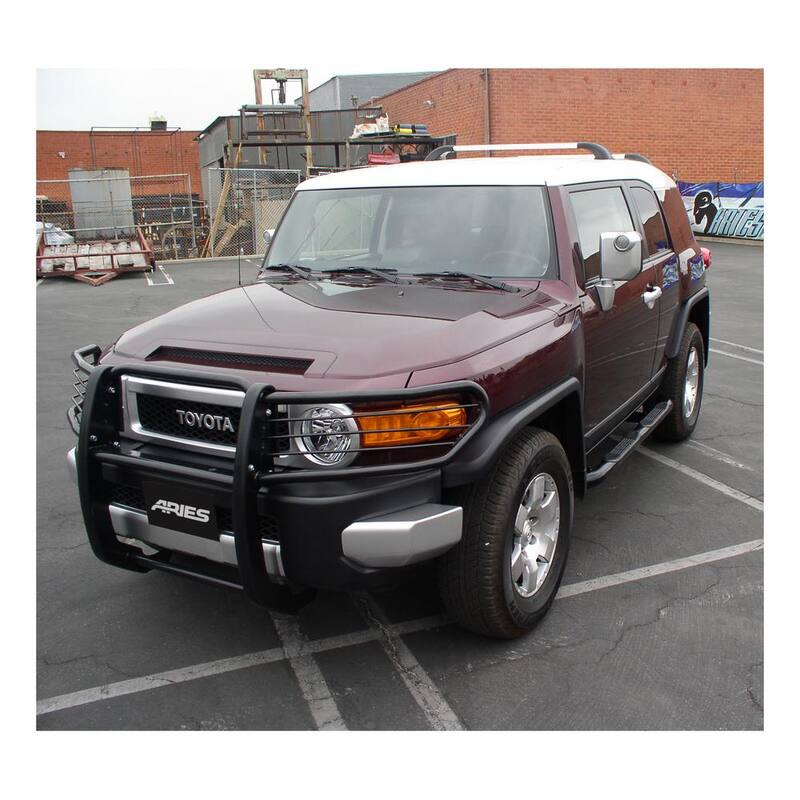 Aries 1-1/2-Inch Black Steel Grille Guard, No-Drill, Select Toyota FJ Cruiser - 2059
