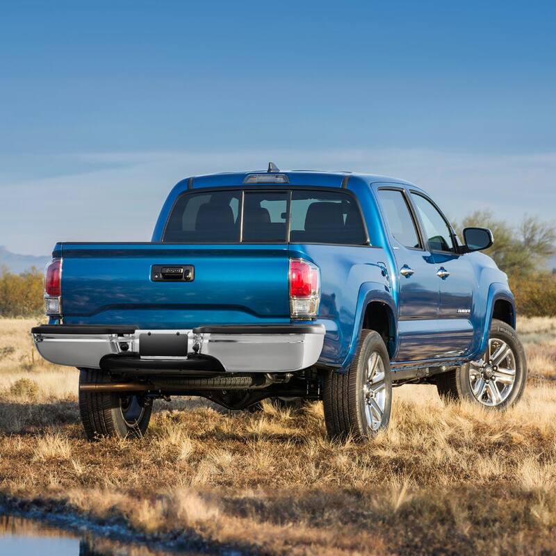 VEVOR Rear Step Bumper, Compatible with 1999-2007-Ford F250/Ford F350 Super Duty, Chrome Steel Back Bumper - FTK19992007F4UPAOV9