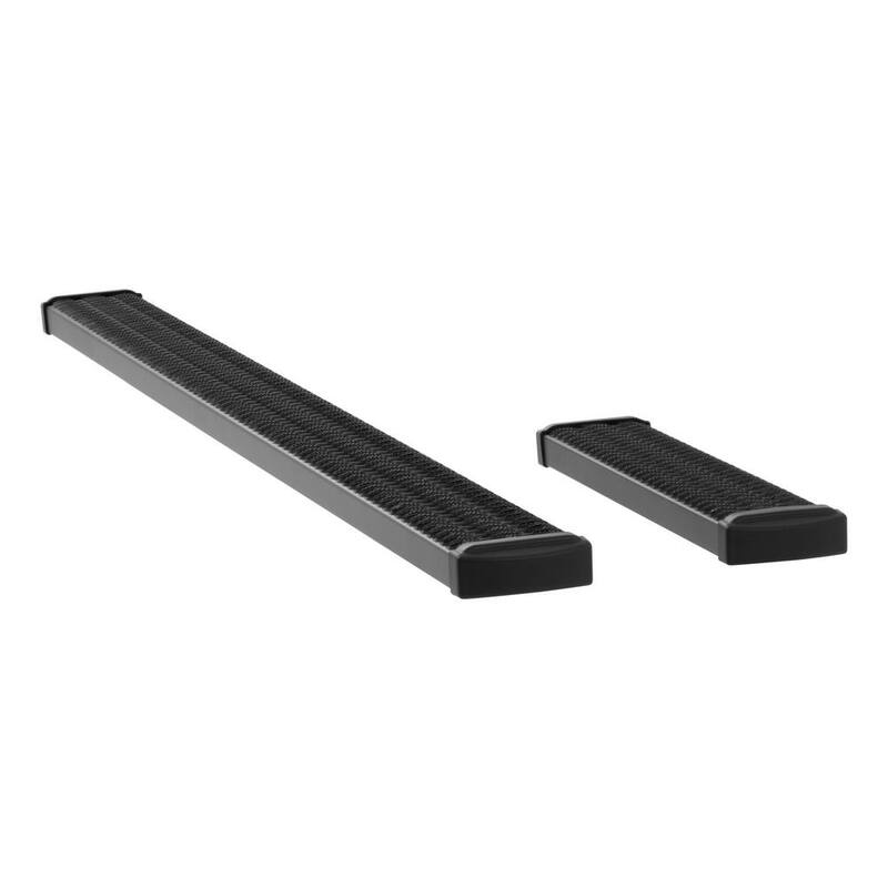 Luverne Grip Step 100 in., 36 in. Black Aluminum Van Running Boards, Select Ford Transit-150, 250, 350 - 415100-401724