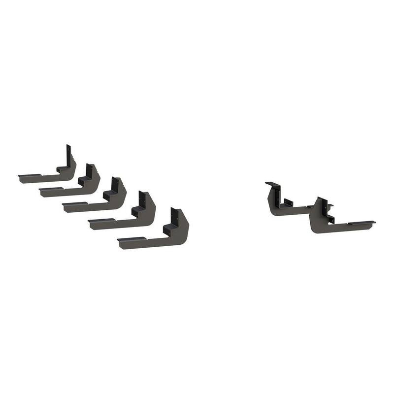 Luverne Grip Step 100 in., 36 in. Black Aluminum Van Running Boards, Select Ford Transit-150, 250, 350 - 415100-401724