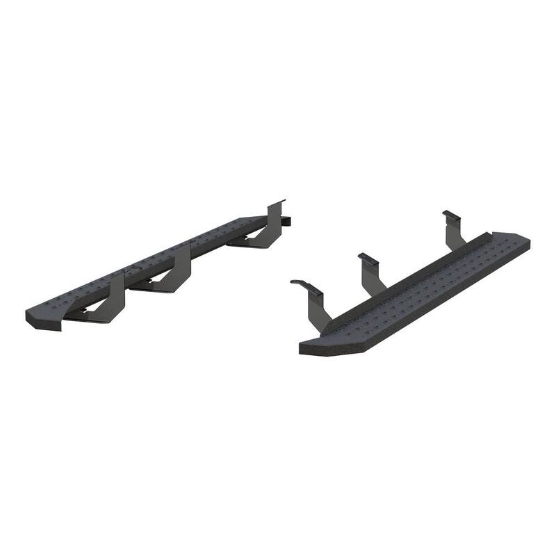 Aries RidgeStep Black Steel 6-1/2 x 85-Inch Truck Running Boards, Select Toyota Tundra - 2055528