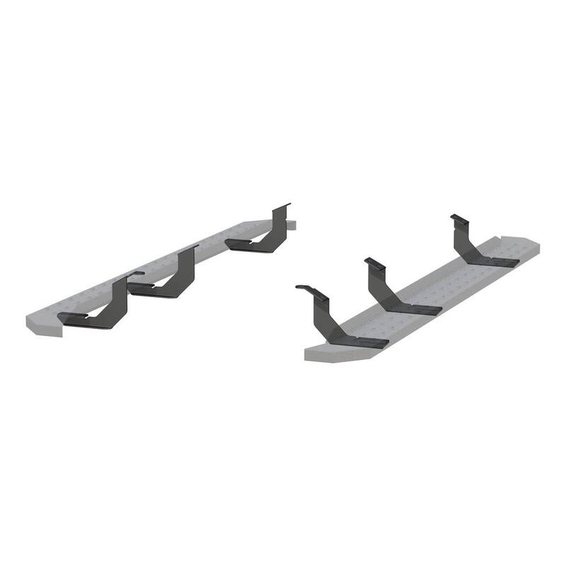 Aries RidgeStep Black Steel 6-1/2 x 85-Inch Truck Running Boards, Select Toyota Tundra - 2055528