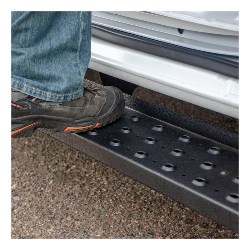 Aries RidgeStep Black Steel 6-1/2 x 85-Inch Truck Running Boards, Select Toyota Tundra - 2055528
