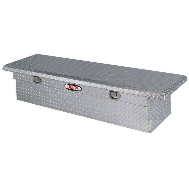 Crescent Jobox 70 Diamond Plate Aluminum Full Size Crossbed Truck Tool Box - 1-302000